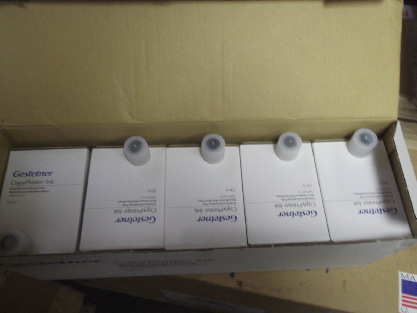 GESTETNER, CopyPrinter Ink, Black, CPI 4 BOX OF 5, Size 5 x 1000 ml/35.7 oz