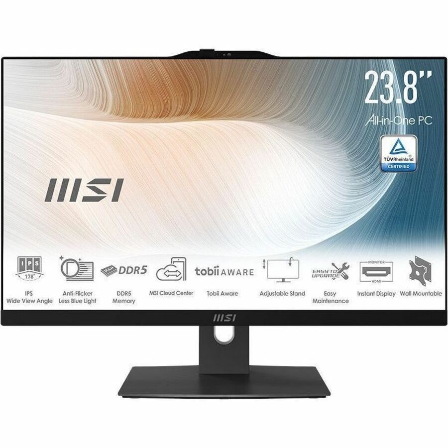 MSI Modern AM242TP 1M-1098US 23.8" TS AIO Computer C3 100U 8GB 512GB SSD W11P