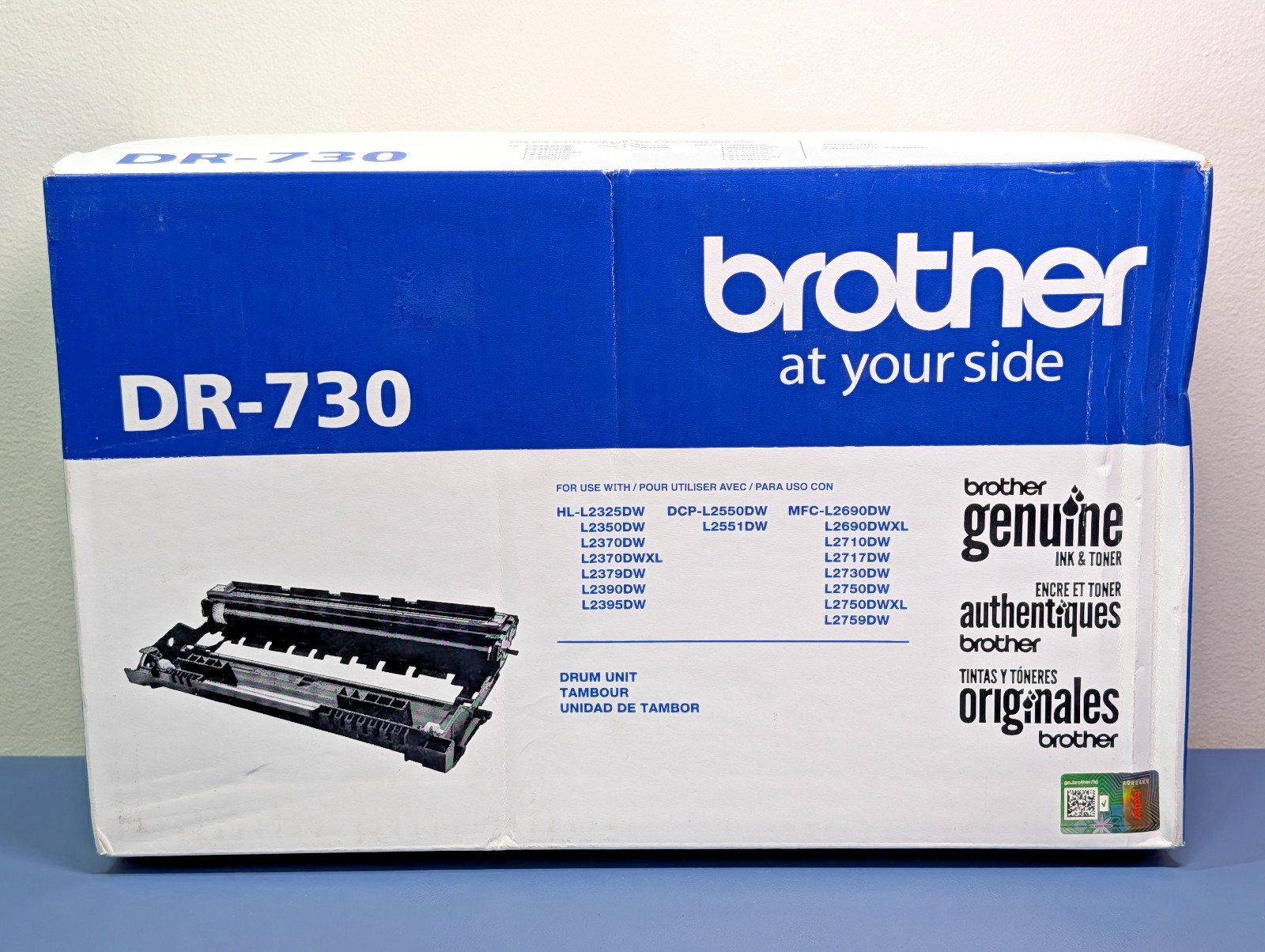 Brother DR-730 Genuine OEM Drum Unit DR730 12,000 Page Yield New Sealed