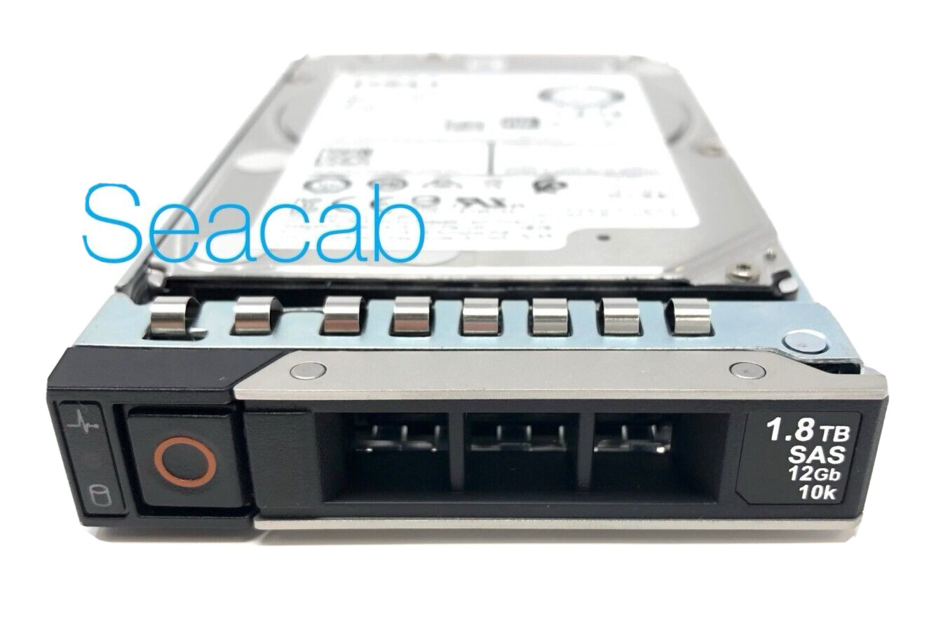 Gen14 - Dell 1.8TB 10K SAS 2.5" 12G Hard Drive R340 R540 R640 R740 R740xd & more