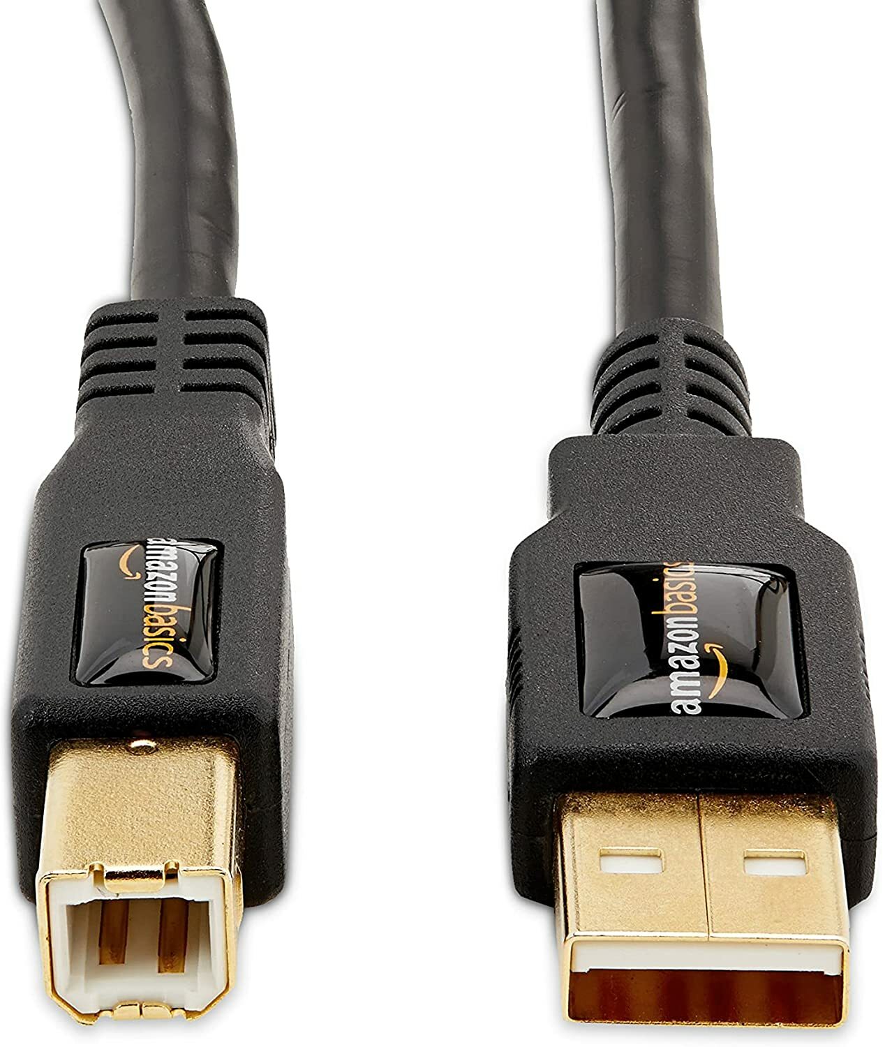 Amazon Basics USB 2.0 Printer Cable - A-Male to B-Male Cord - 6 Feet 1.8 Meters
