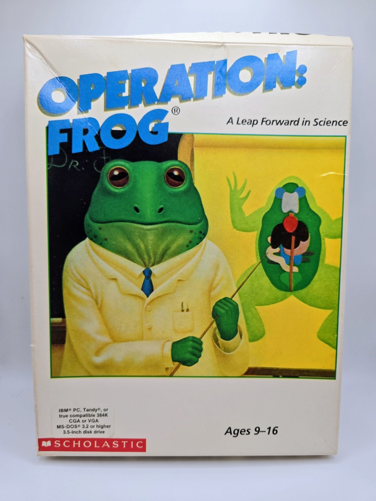 Vintage 1985 Operation FROG by Scholastic Software for Apple IBM PC Complete