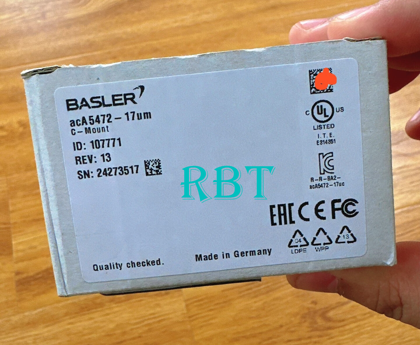 BASLER acA5472-17um industrial camera brand new FedEx or DHL