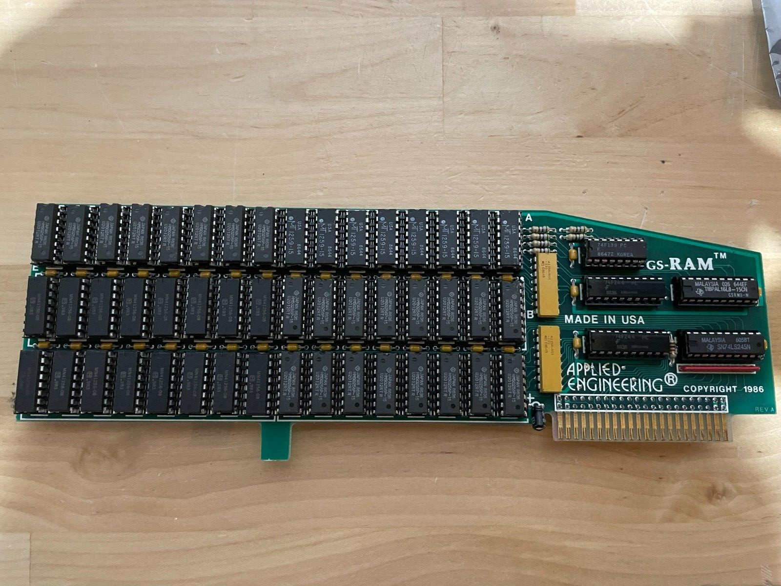 Tested: Applied Engineering GS-RAM Apple IIGS Expansion Card with 1.5MB Memory