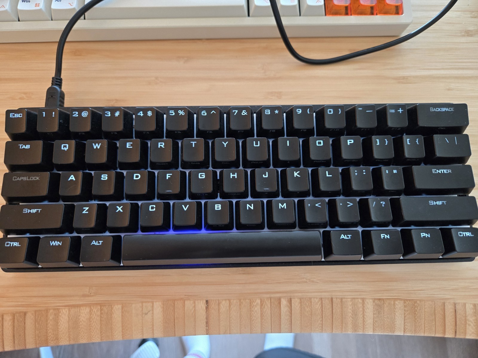 Code Poker Keyboard VP3 Cherry MX Blue WASD Mechanical Keyboard