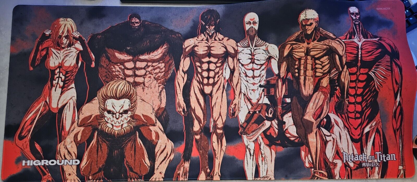 Higround Attack on Titan DESKMAT Used SOLD OUT