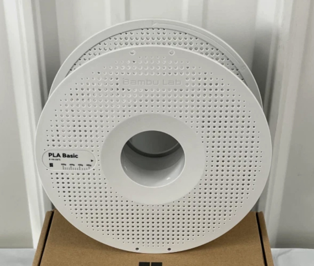 Bambu Lab Reusable Filament Spool – Light Gray – AMS Compatible (Pre-owned)