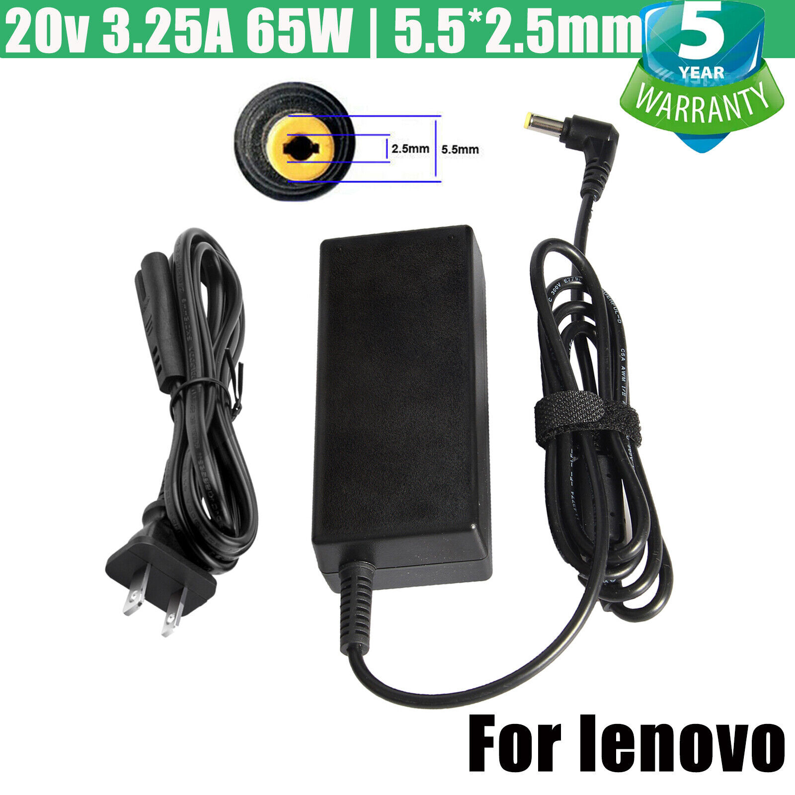 AC Adapter Charger Power for Lenovo IdeaPad g530 g550 g555 g560 y450 y530 y470