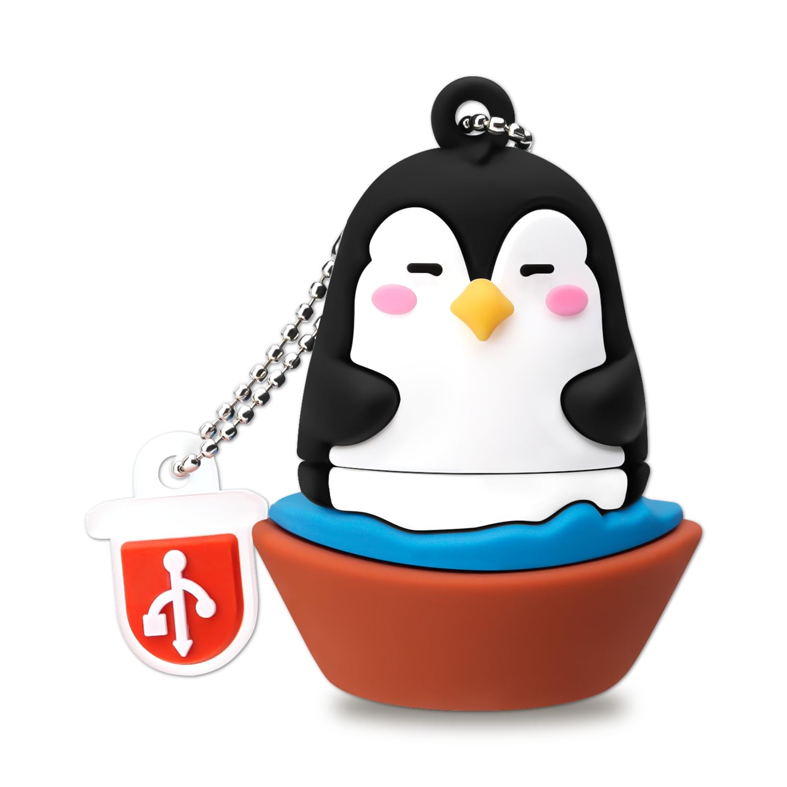 32GB USB Stick Cute Flash Drive Penguin Shaped Memory Stick Novelty USB Drive...