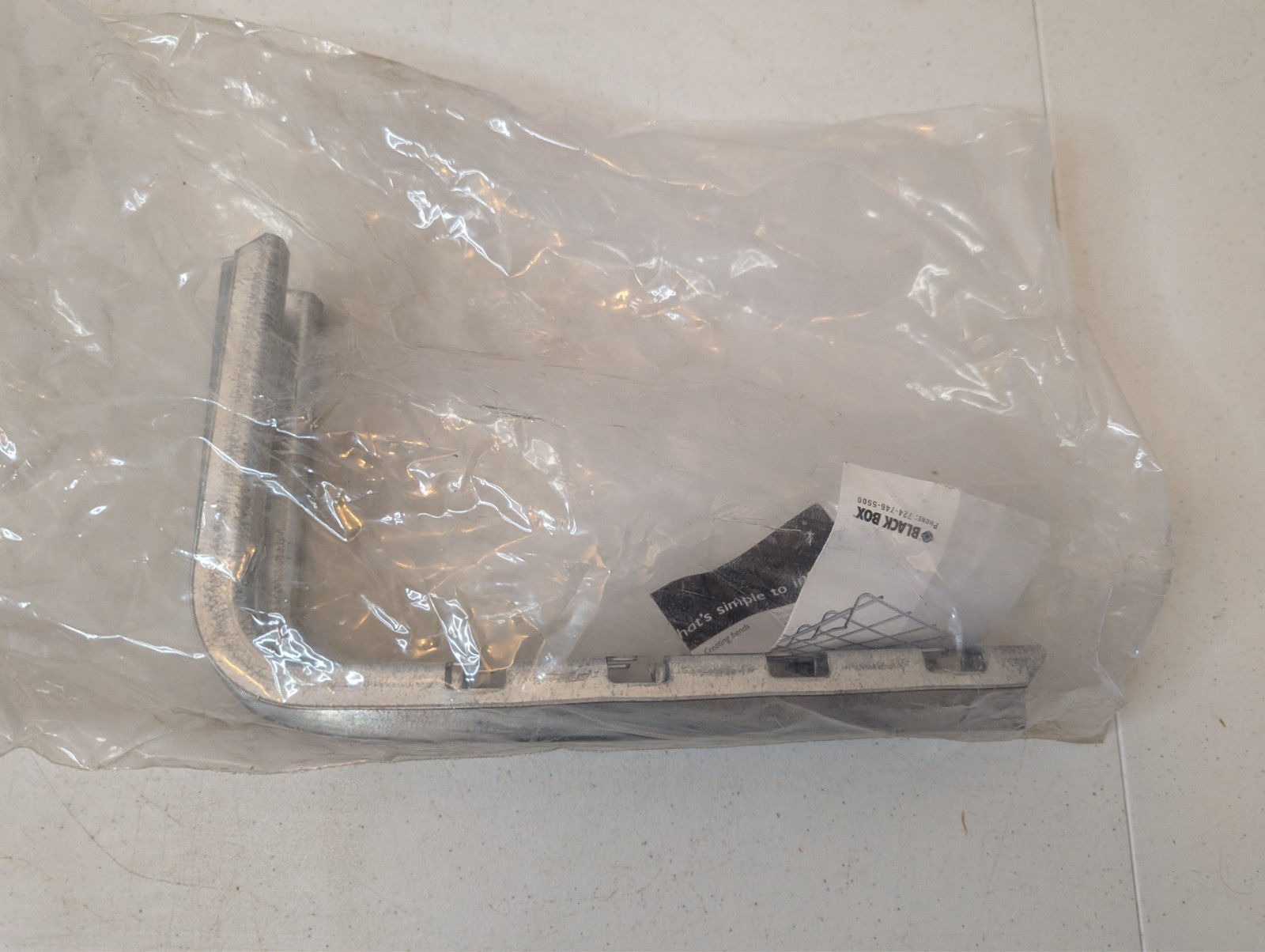 Black Box RM727 Unopened 8" L Mounting Bracket Galvanized For Cable Trays