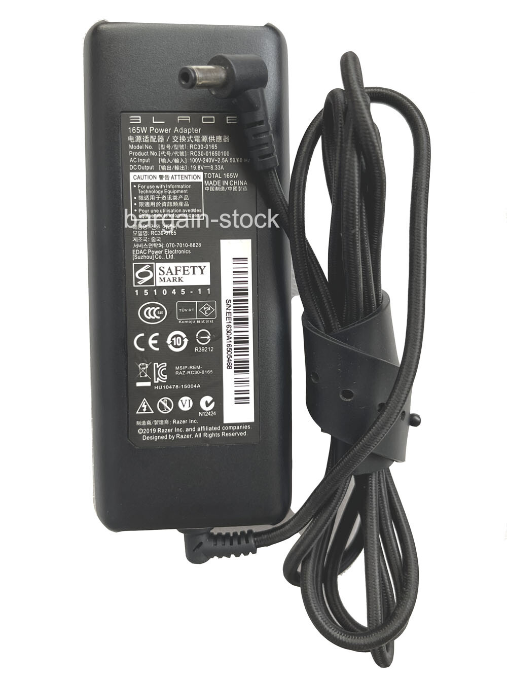 Original 165W AC Charger Adapter For Razer Blade (2016)  i7-6700HQ Power Supply