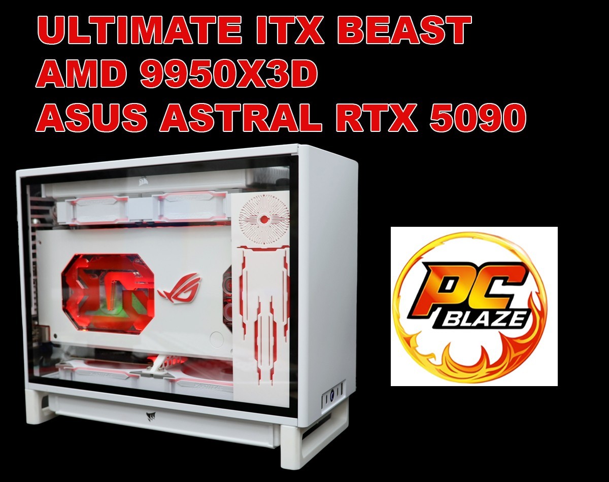 NCASE ITX ASTRAL DESKTOP PC ASTRAL RTX 5090 / AMD 9950X 3D/ 64 DDR5 6400 MHZ