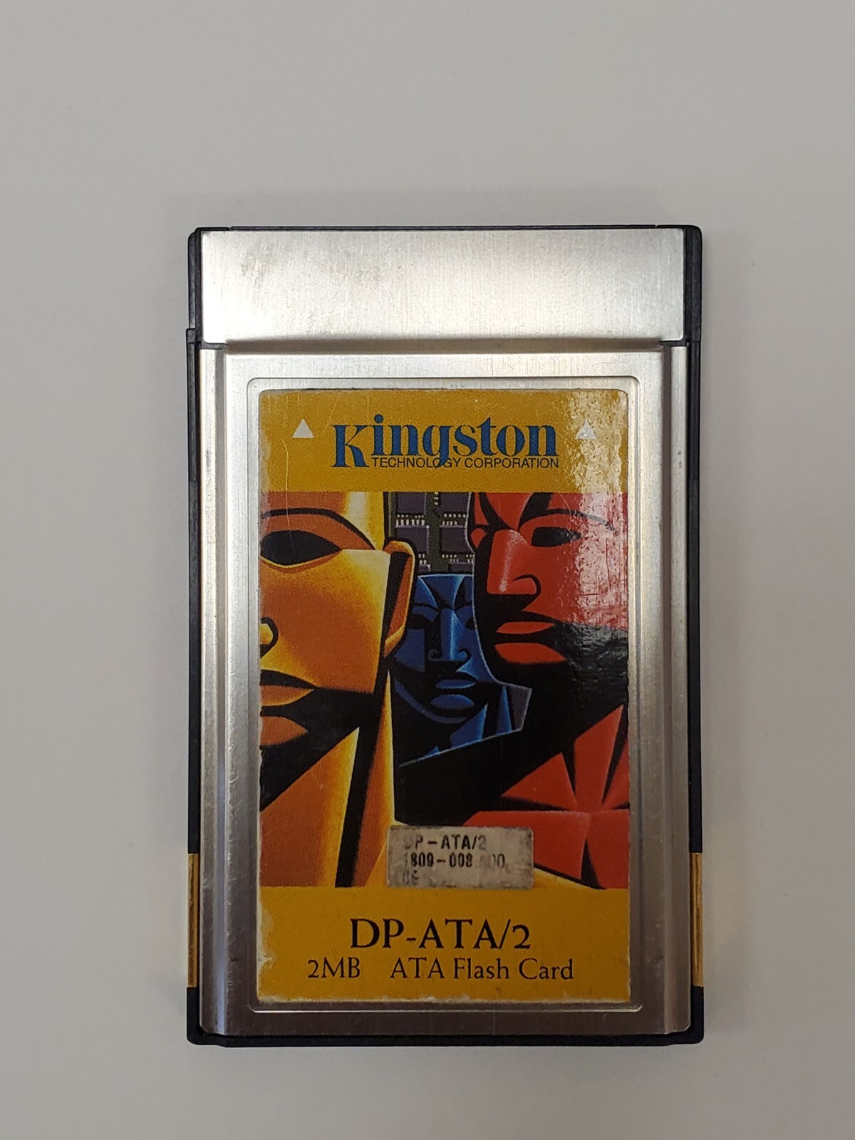 Vintage Rare KINGSTON 2MB ATA Flash Card DP-ATA/2 PCMCIA Memory Card