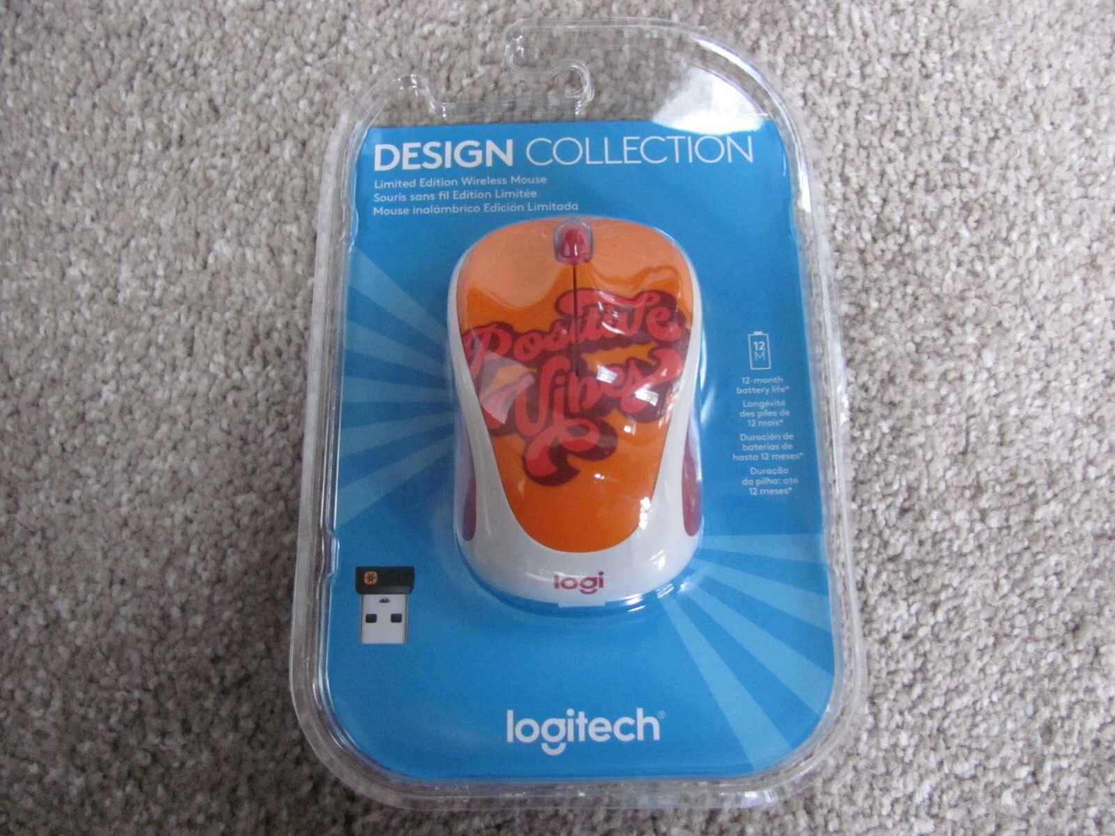 Brand New Logitech Design Collection Limited Edition Wireless Mouse 910-006123