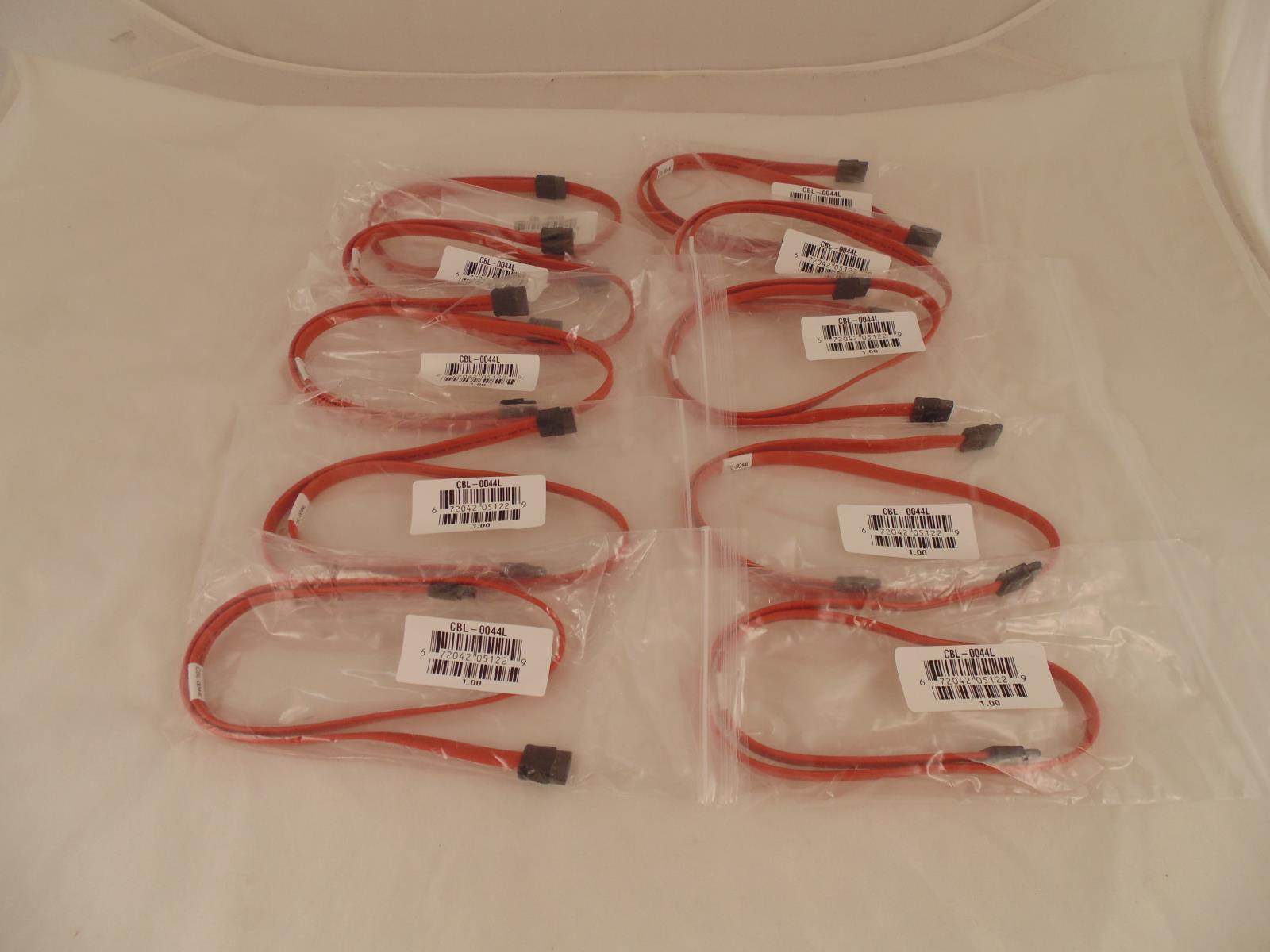 SuperMicro (Lot of 10) OCC New Serial SATA 24" Cable CBL-0044L 14-10010-003  5-4