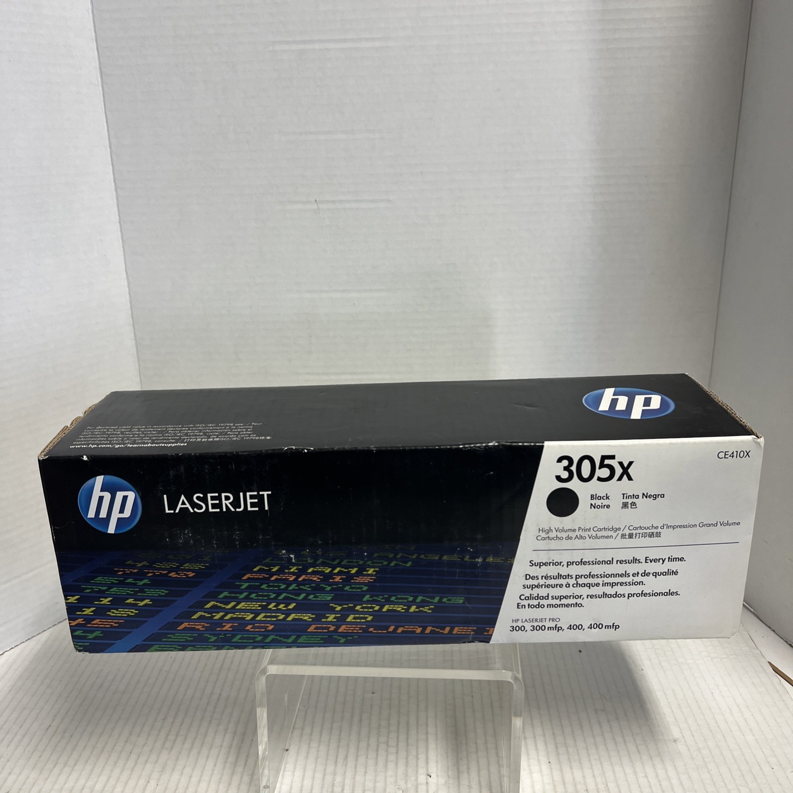 New HP LaserJet 305X Black Toner Cartridge CE410XD