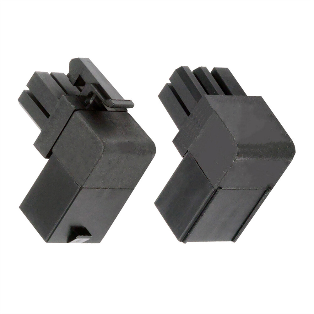 Cablecy 2pcs/lot ATX 6Pin Male Female 90 Degree Angled Adapter for Graphics Card