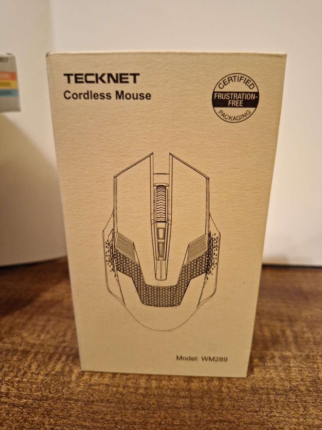 Tecknet  Cordless Mouse M005 BLACK 2.4GHz New