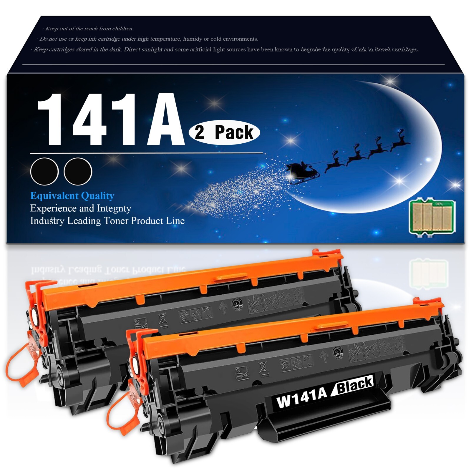 Compatible 141A W1410A Black Toner for HP LaserJet MFP M109 MFP M112 (2PK)
