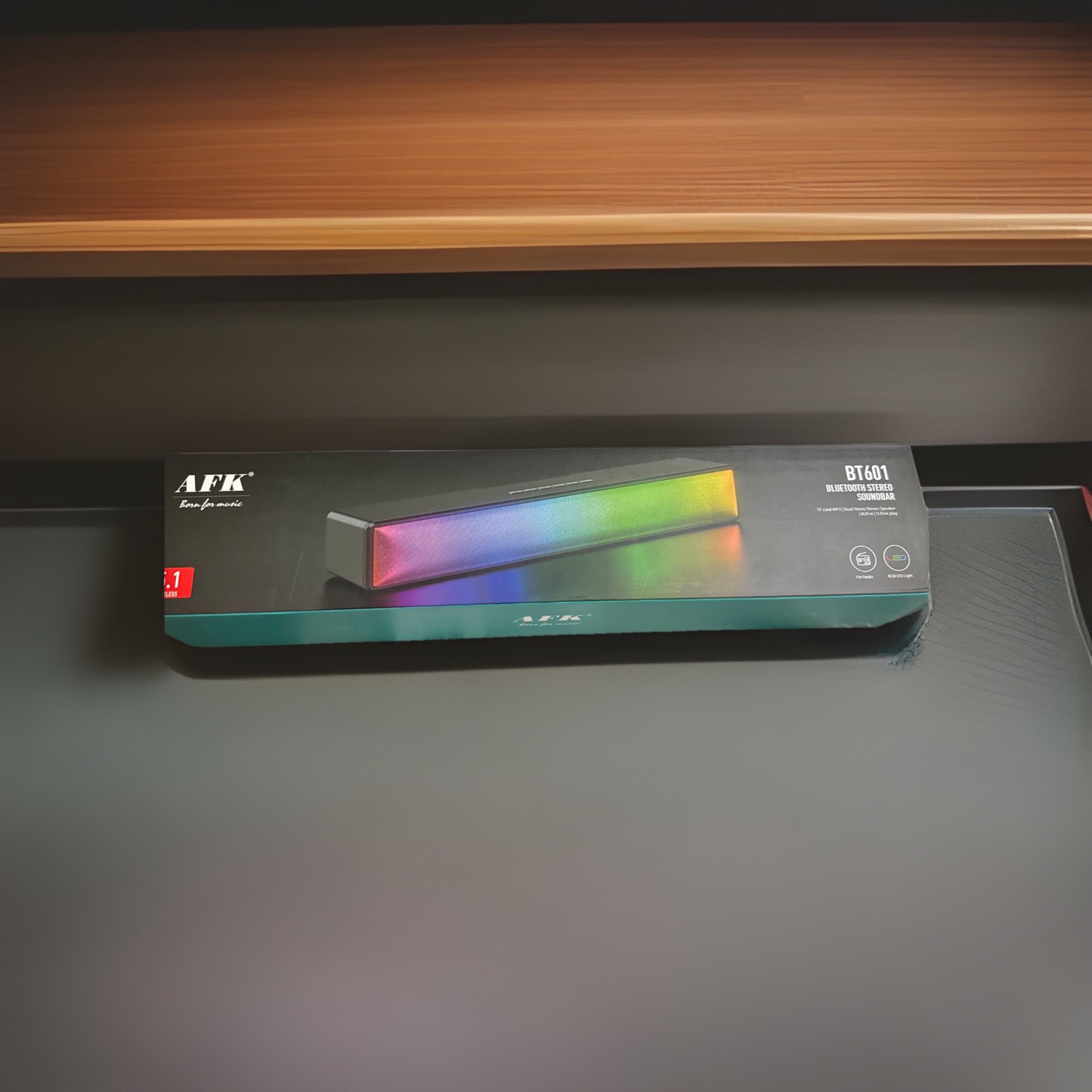 AFK Computer Speakers Comp Sound Bar With RGB Lights USB Powered Pc Speakers-601