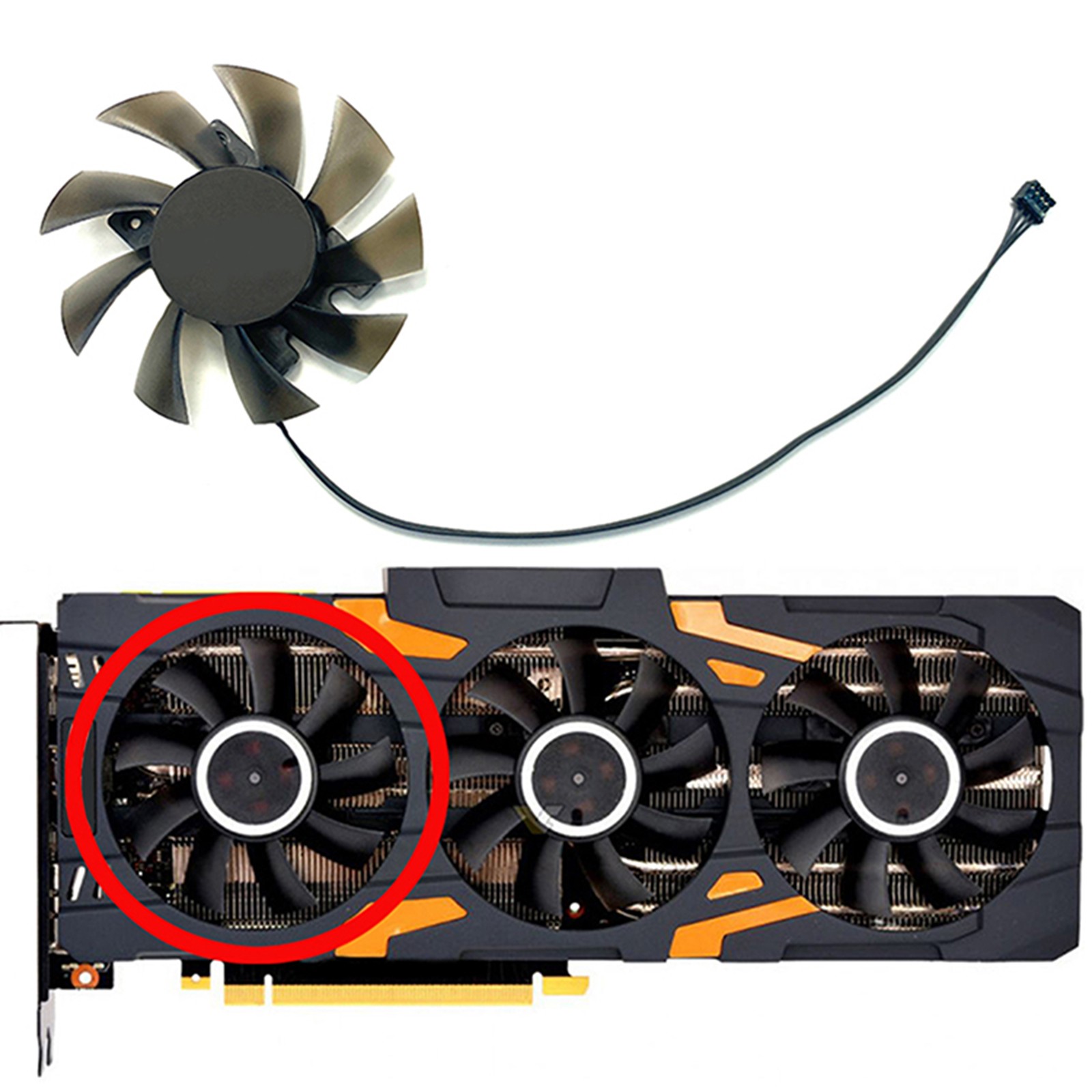Graphics Card Fan CF-12815S Accessories For INNO3D RTX2070S 2080 2080S 2080ti