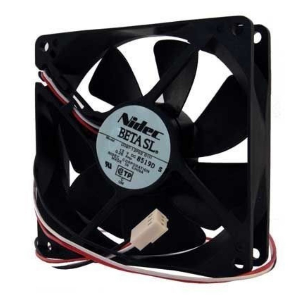 Nidec 92X92X25mm DC 12V 0.26A Locked Rotor Sensor Fan 2800RPM 55CFM D09T-12PS2