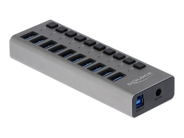 Delock External SuperSpeed USB Hub with + Switch External SuperSpeed 63670