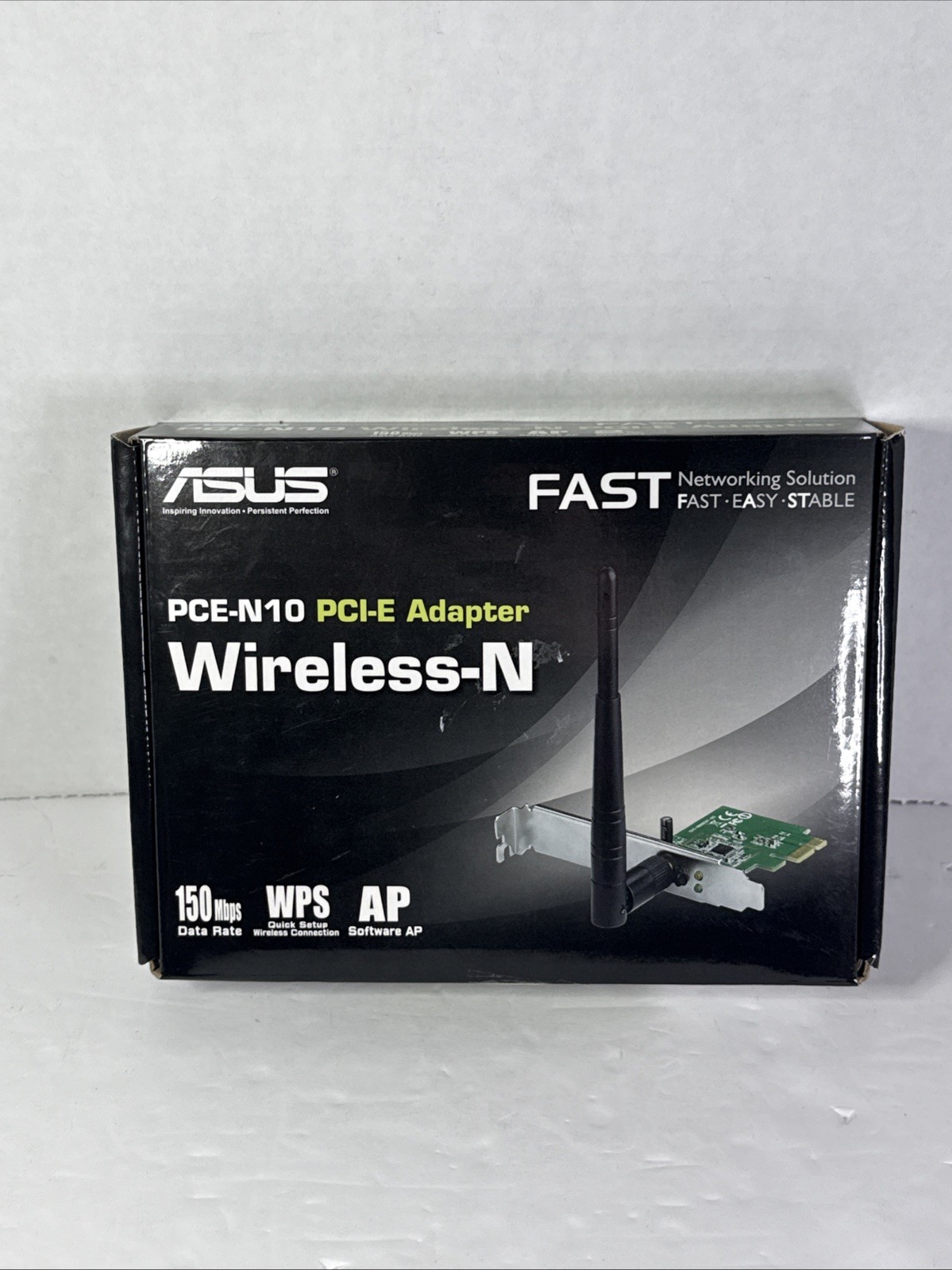 ASUS PCE-N10 Wireless-N Network Adapter with PCI-E Interface (150Mbps)