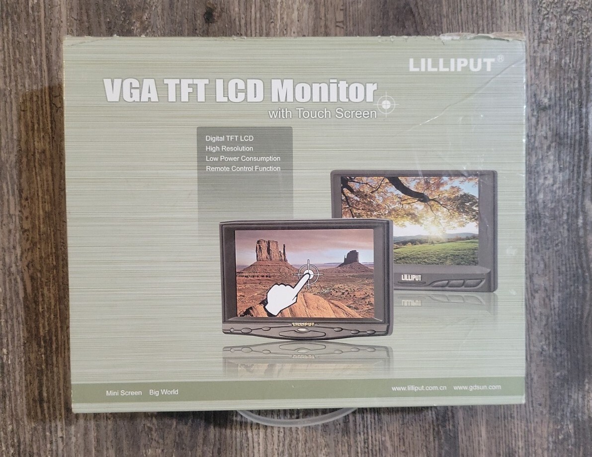 Lilliput 7 inch Monitor 619A with Touch Screen Vga Tft Lcd