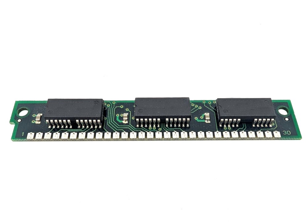 1MB Goldstar GM71C4400AJ70 30-Pin SIMM FPM RAM 1Mx9 Parity 3 Chip Single Memory