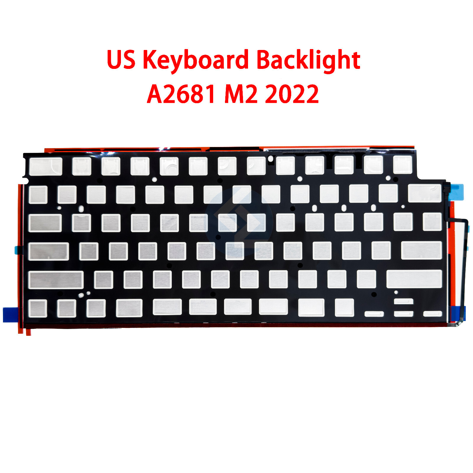 US Keyboard Backlight for Apple MacBook Air 13" A2681 2022 M2