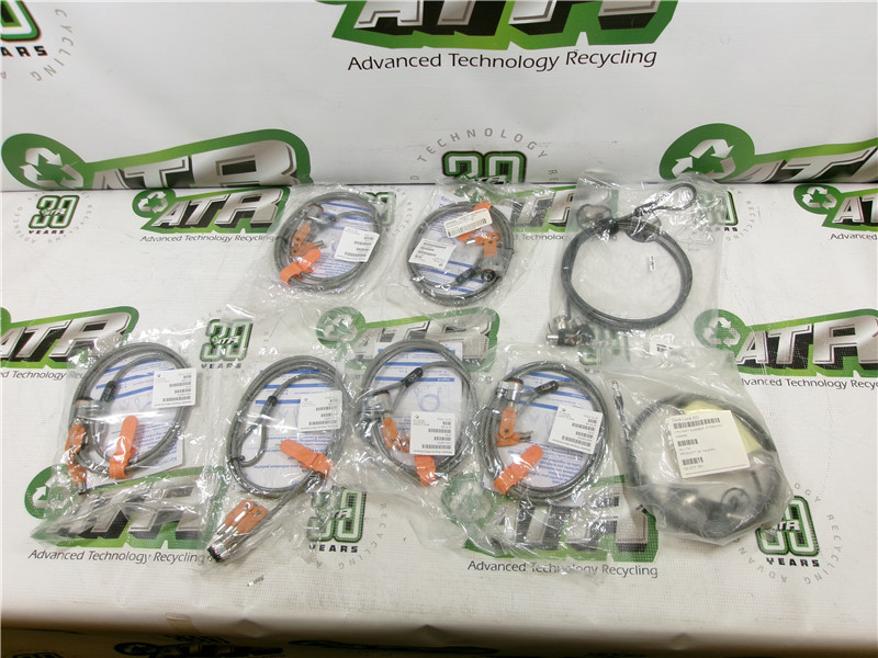 Lot of 8 Kensington 6ft Cable Locks + Dock Lock KD New in Package Bundle