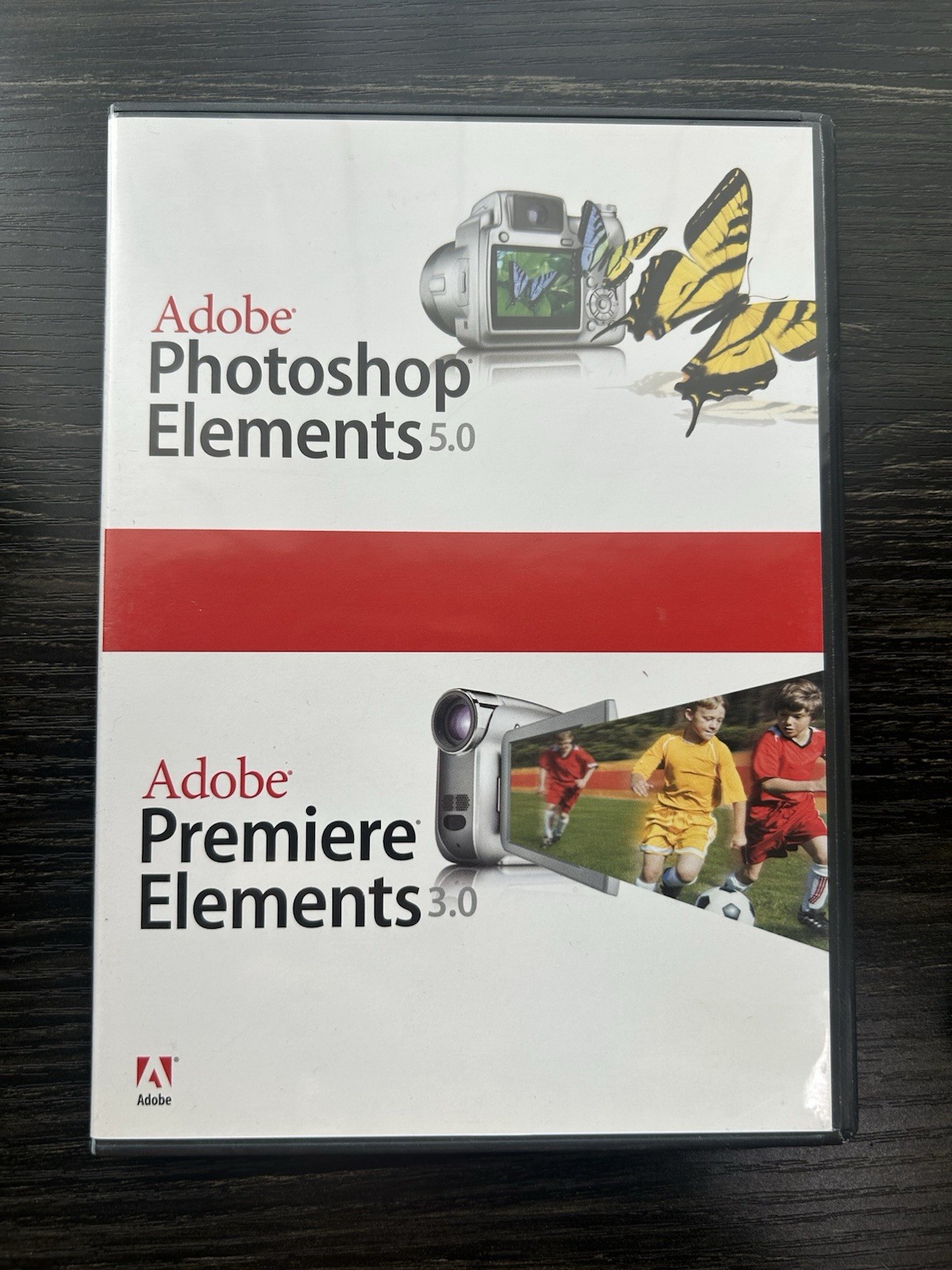 Adobe Photoshop Elements 5.0 PC CD-ROM Software w Serial Number Fast Free