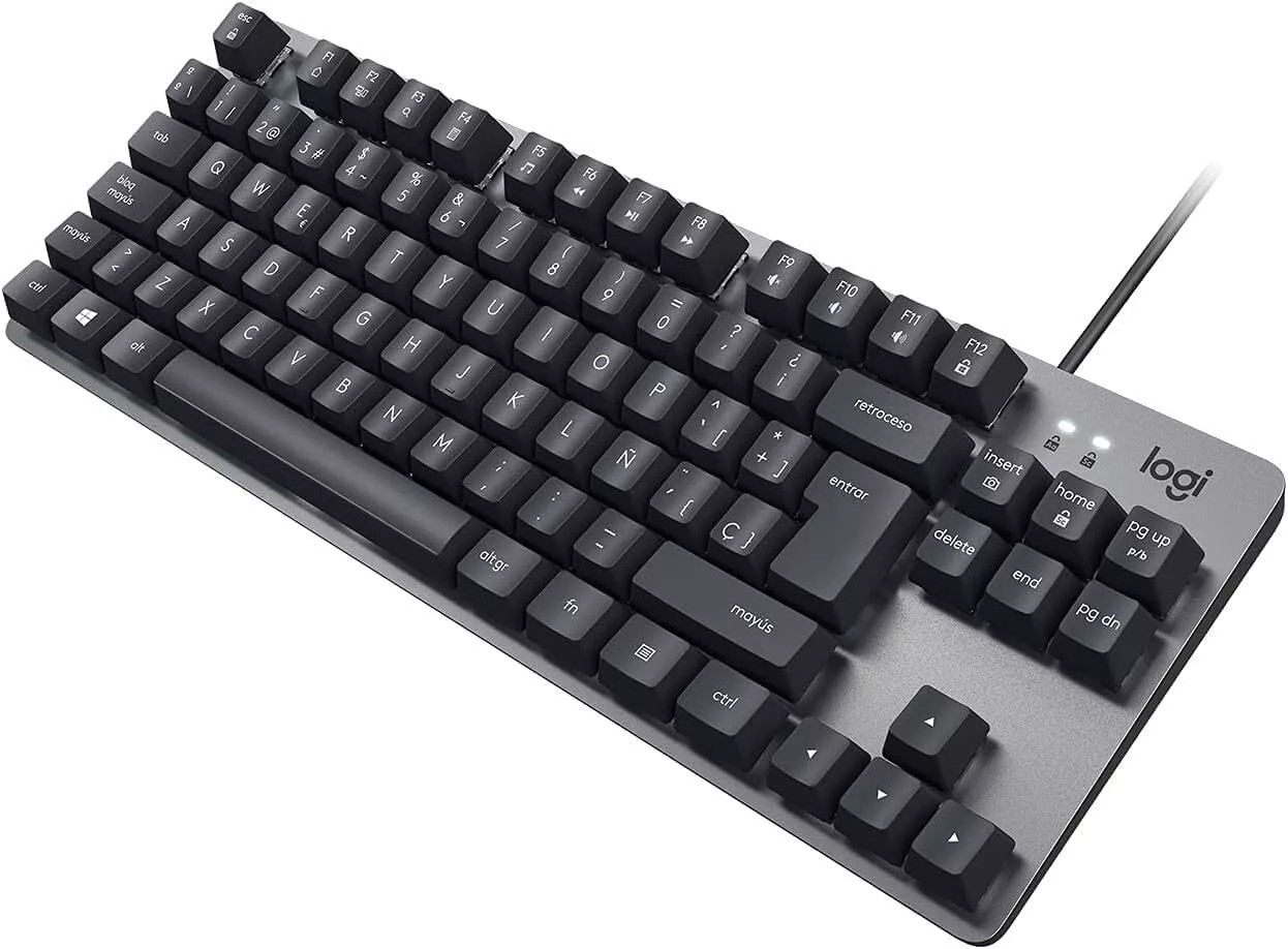 LOGITECH K835 TKL WIRED MECHANICAL KEYBOARD - (SPANISH LAYOUT) - BLACK/GRAY