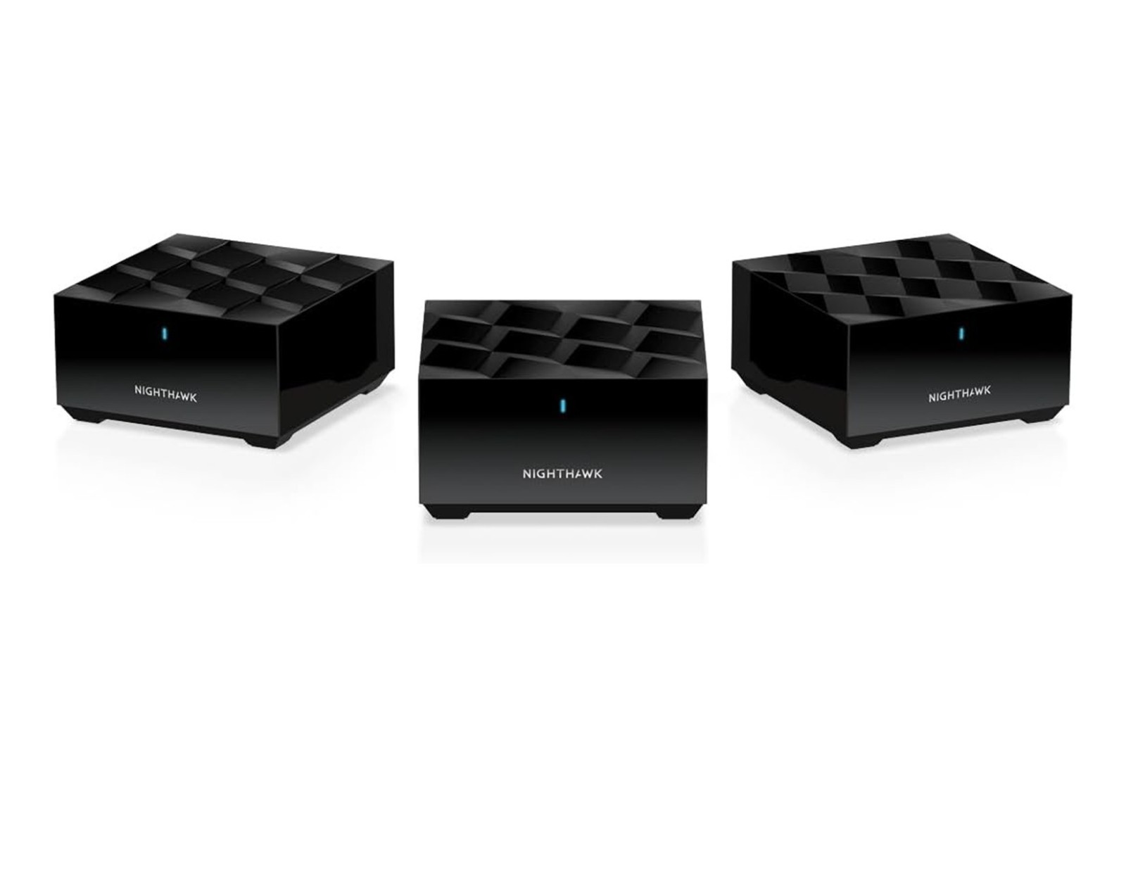 NETGEAR Nighthawk Advanced AX1800 Router with 2 Satellite Extenders WiFi 6 Sys
