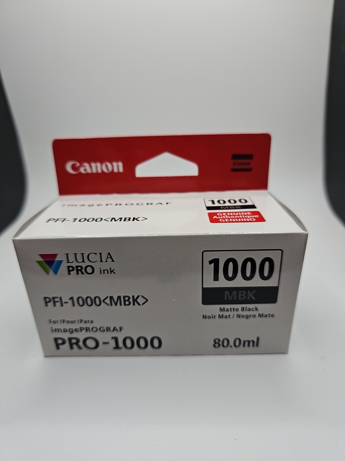 Canon PFI-1000 MBK Matte Black LUCIA PRO ink for imagePROGRAF PRO-1000