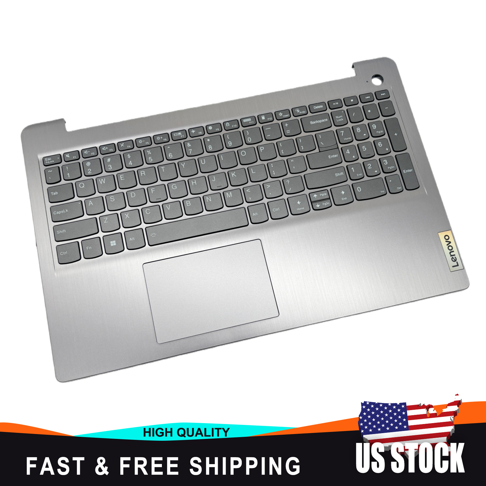 5CB1B65660 Palmrest Keyboard Touchpap For Lenovo ideapad 3-15ITL6 15ALC6 Gray