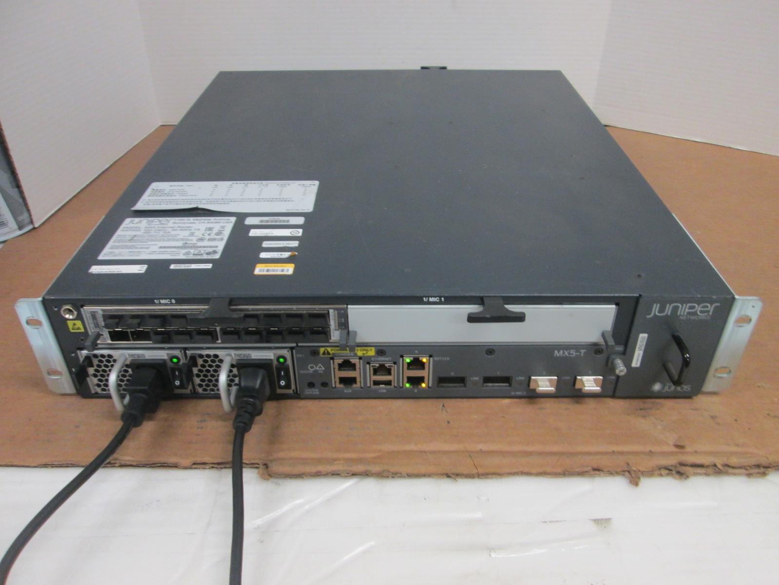 JUNIPER NETWORKS MX5-T INTERNET ROUTER TESTED