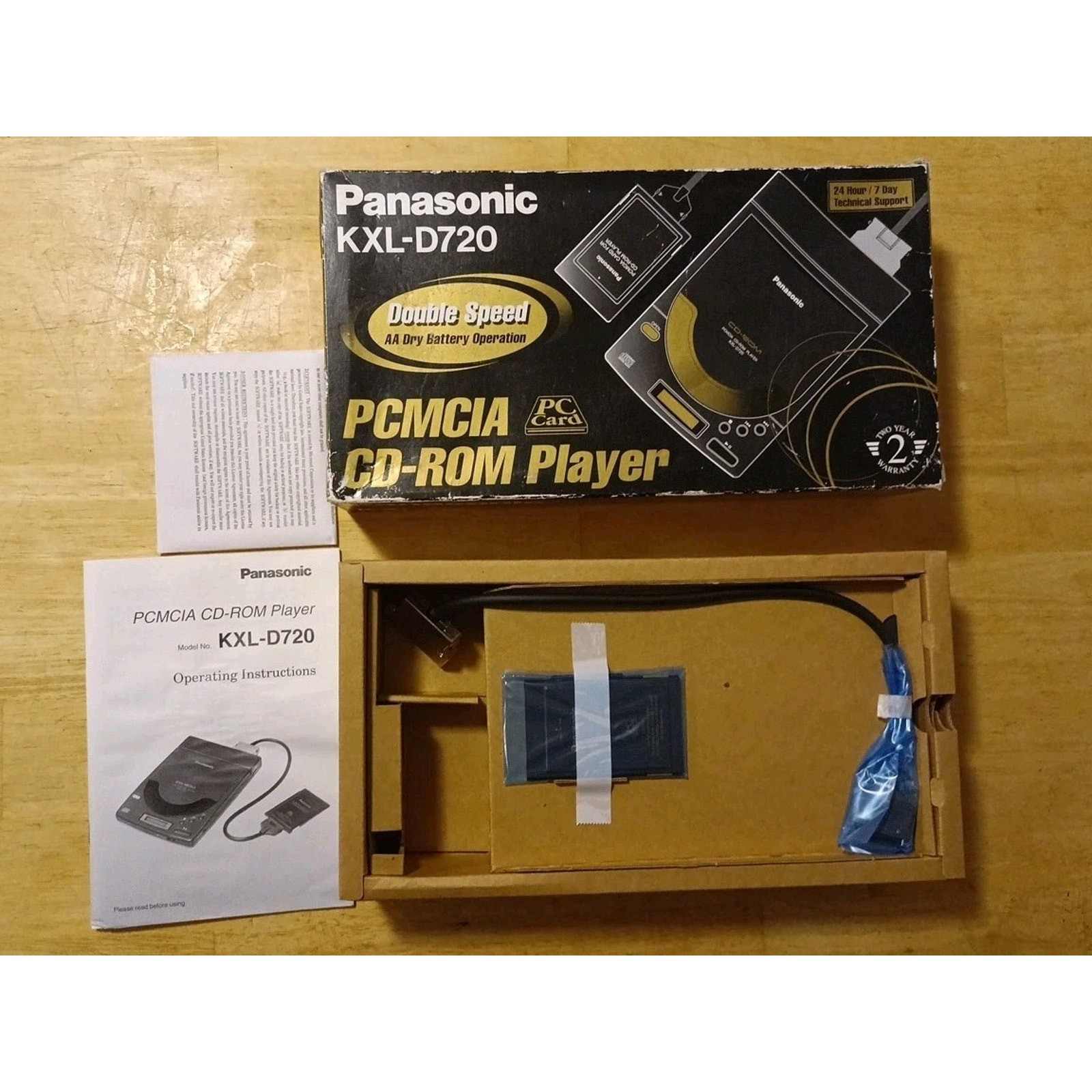 Vintage 1995 Panasonic KXL-D720 CD-Rom CD Player (COMPLETE IN BOX)
