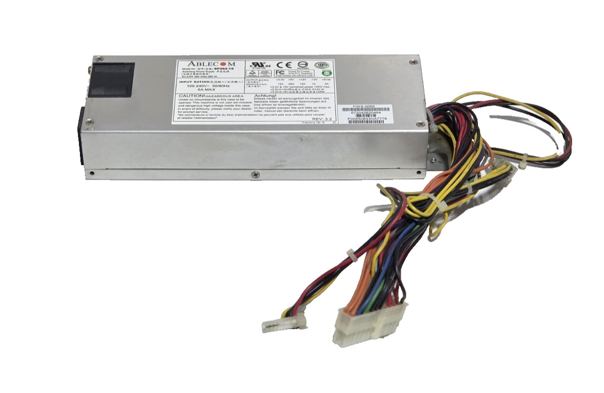 ABLECOM SP262-1S PWS-0055 260W Power Supply