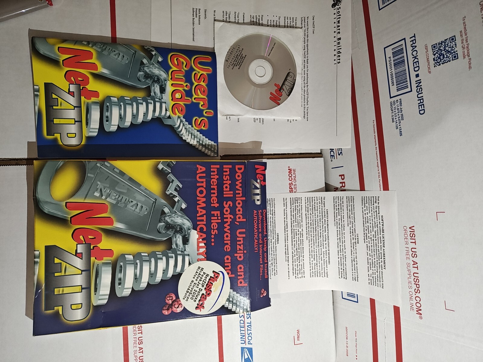Software Builders LLC Net Zip Windows 95/98 Or Windows 4.0 5.0 - Vintage Htf
