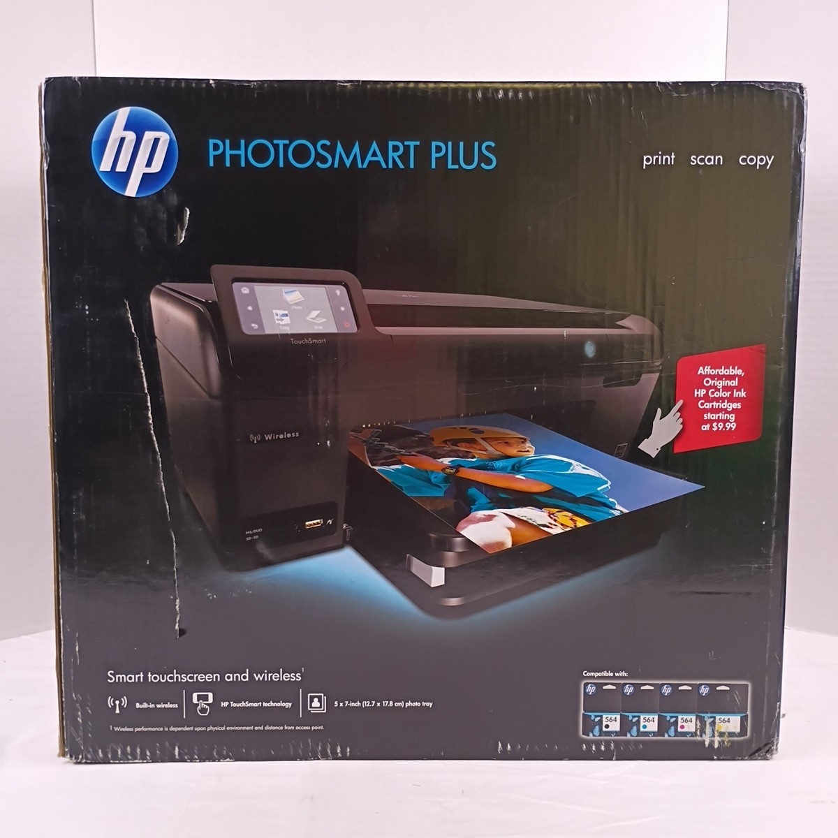 HP Photosmart Plus All-in-One Printer, Scanner, Copier New in Box