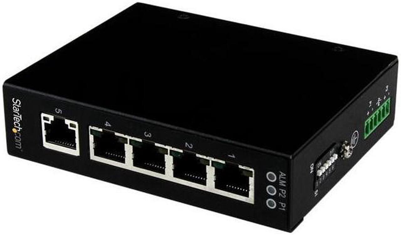 StarTech.com 5 Port Unmanaged Industrial Gigabit Ethernet Switch - IES51000