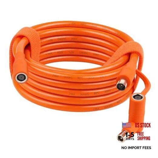 14AWG DC 8mm Extension Cable for Jackery Solar Generator, 20FT DC7909 20 FT