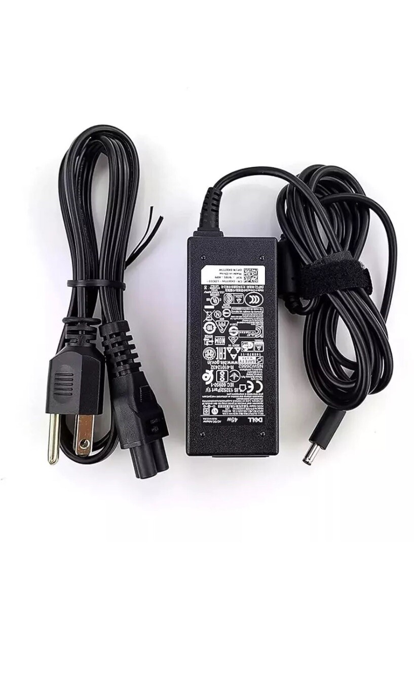 Lot of 10 Genuine Dell Inspiron Latitude 90W AC power supply small tip 4.5mm