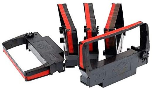 EPSON ERC-30/34/38  Ribbons Black Red New 6 Pack