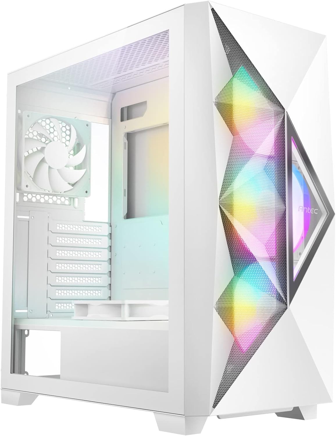 ANTEC DF800 Flux White PC Computer Mid-Tower ATX Gaming Case DF800FLUXW