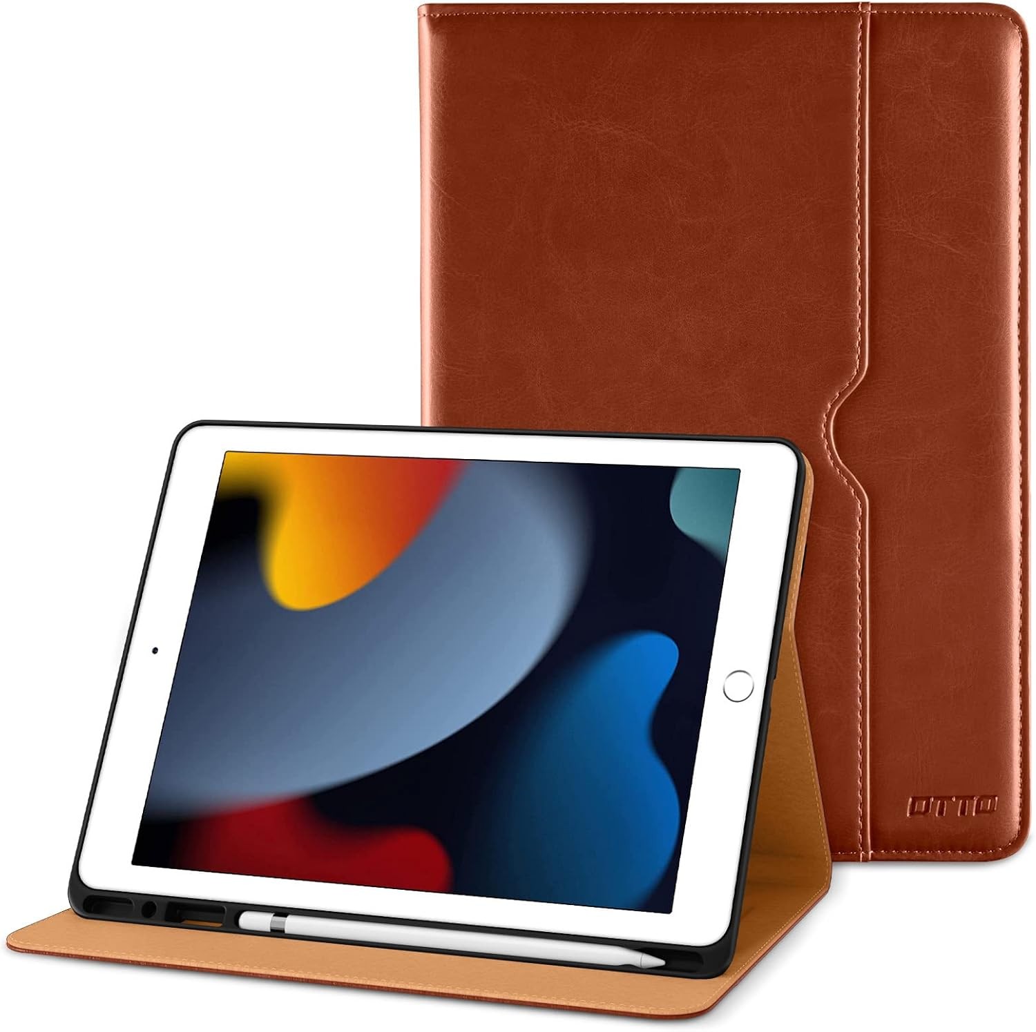 DTTO for iPad 9th/8th/7th Generation 10.2 Inch Case Dark Brown 