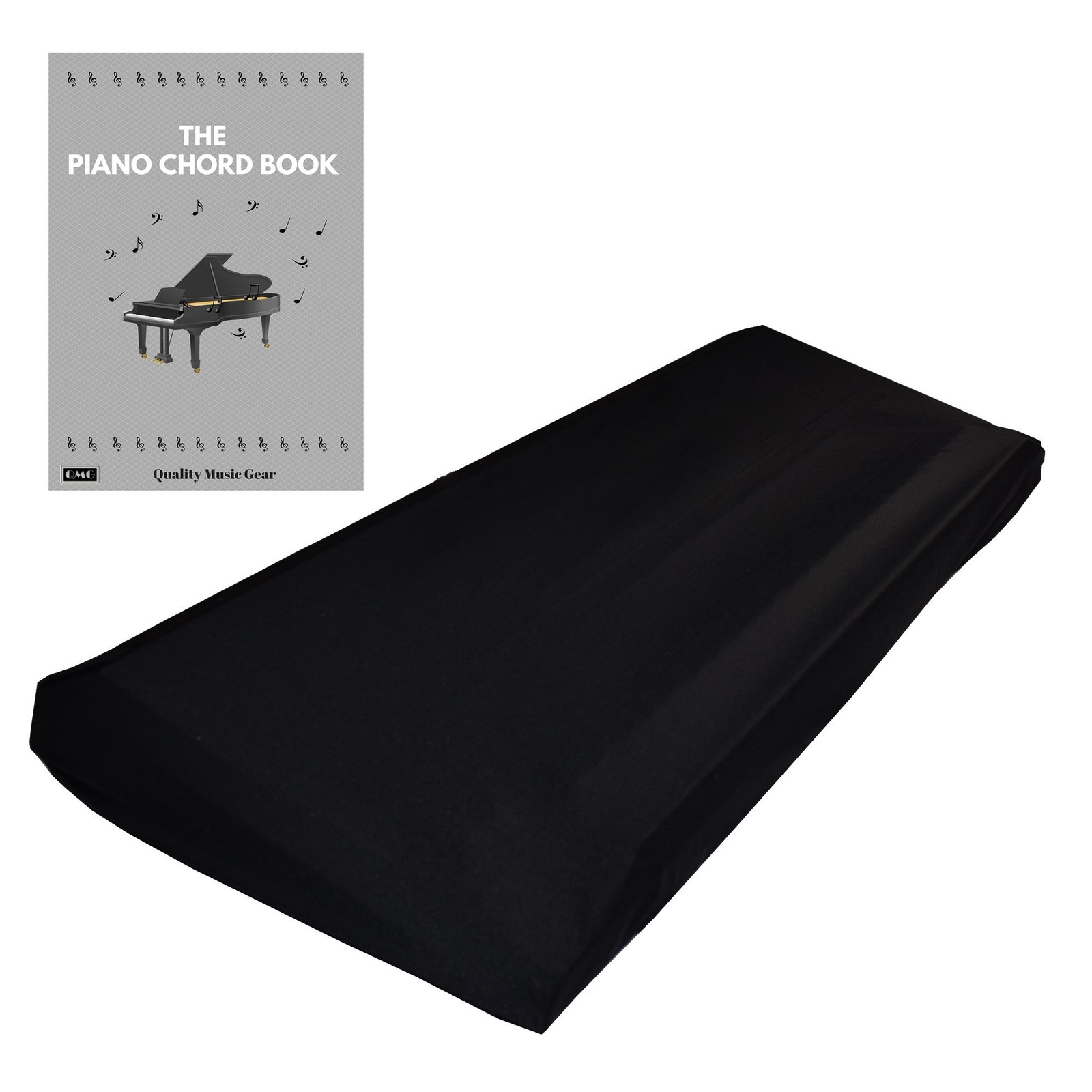 QMG Stretchable Keyboard Dust Cover for 88 Key-keyboard: Best for all Digital...