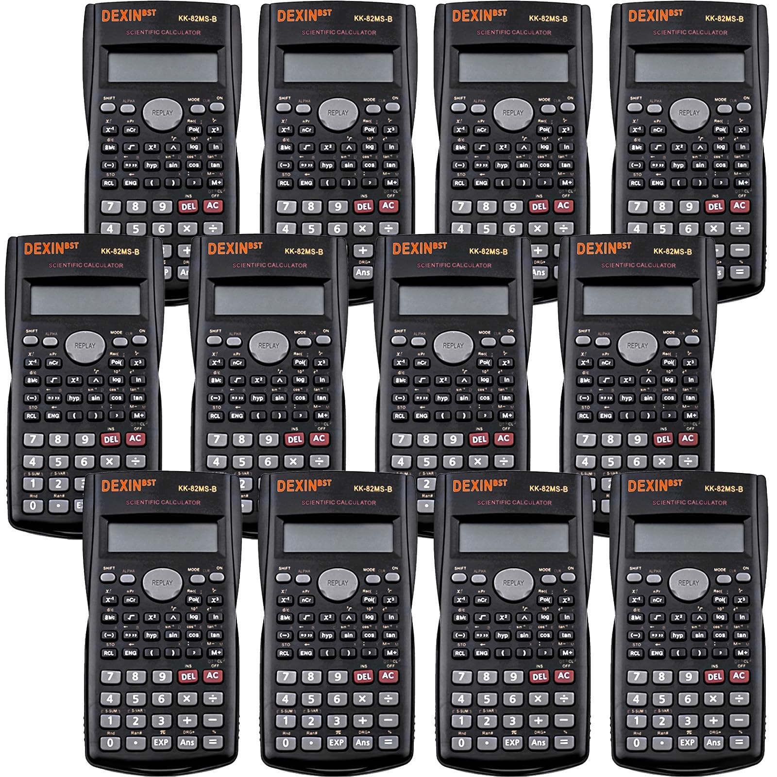12 Packs Scientific Calculator Bulk, 2-Line Engineering Scientific Calculator...